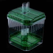 Caixa de filtro para aquário, plástico quadrado, transparente, verde 2024 - compre barato