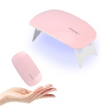 Mini secador de uñas portátil con Cable USB, lámpara LED UV para uso doméstico y de viaje, para regalo de Secador de esmalte de uñas de Gel 2024 - compra barato