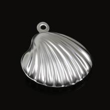 10pcs/lot Hollow Shell shape Fashion 19x19mm Stainless Steel Charm Pendant For Jewelry Making DIY Necklace Bracelet Findings 2024 - buy cheap