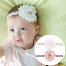 Fashion Newborn Toddler Headband Children's Cute Hair Accessories Baby Band Lace Pentagram Flowers Girl Elastic bands Headwear 2024 - buy cheap