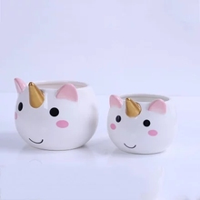 Cute 3D Unicorn Cartoon Cups With Rainbow Handle Creative Ceramic Hand-painted Coffee Mugs Children Girl Boy Birthday Gift 2024 - buy cheap
