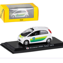 Modelo de coche eléctrico de aleación de Metal, escala 1:43, color blanco, clásico, Japón, Tokio 2010, MiEV, Taxi, vehículos fundidos a presión, colección F 2024 - compra barato