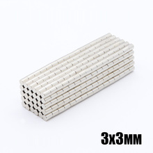 1000pcs 3x3 mm Neodymium magnet 3x3 mm Rare Earth small Strong Round permanent 3*3mm fridge Electromagnet NdFeB nickle magnetic 2022 - buy cheap