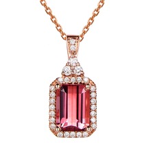 MOONROCY Rose Gold Color CZ Red Crystal Chokers Pendant Wedding Necklace for Women Girls Dropshipping Jewelry Wholesale Gift 2024 - buy cheap