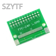 10pcs/bag  0.5mm  FPC 24PIN turn 2.54mm DIP adapter board 1mm Thick TFT LCD socket 2024 - buy cheap