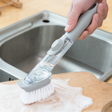 Cepillo de baño automático, utensilio de descontaminación fuerte, doble y fuerte, para azulejos, añadir líquido, Herramientas de limpieza de cocina 2024 - compra barato