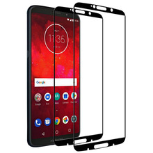 Vidro temperado Cobertura Completa Proteção Filme Escudo Protetor de Tela para Motorola Moto Z3/Z3 Jogar 2024 - compre barato