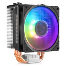 Cooler Master T400 Colorful CPU Cooler 4 Heatpipes Radiator 120mm RGB Fan For Intel 115X 1366 2066 2011 AMD AM4 AM3 CPU Cooling 2024 - buy cheap