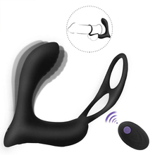 10 Speed Vibrating Butt Plug with male Rings Anus Clit Stimulation G Spot Prostate Massager Anal Plugs Vibrator Sex Toys For Men 2024 - buy cheap
