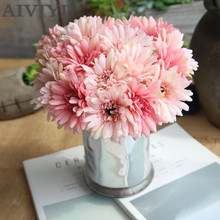 Fashion Artificial Flower Daisy bouquet Home wedding Decoration Photography Props Fake Flower  chrysanthemu 2024 - buy cheap