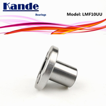 Rodamientos Kande LMF10 UU 4 unids/lote LMF10UU, brida redonda de rodamiento lineal 10mm LMF10 2024 - compra barato