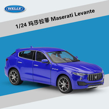 WELLY 1:24 Scale Diecast Metal Model Car Toys For Maserati Levante SUV Alloy Classic Car Toy For Kids Gift with Original Box 2024 - buy cheap