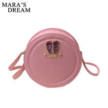 Mara's Dream Round Women Bag Rabbit Ears Crossbody Bags For Women Ladies Cute Shoulder Bag Circular Girls Messenger Bags Summer 2024 - buy cheap