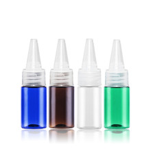 Frascos conta-gotas de plástico pet vazios, frasco com tampa de bico de 10ml âmbar/transparente/azul/verde, frascos de armazenamento líquido de 10ml 2024 - compre barato