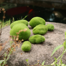 20 Pieces Artificial Decorative Moss Stone for Garden Turf Aquarium Tank Decoration DIY 2024 - buy cheap