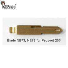 KEYECU 10x KEYDIY Universal Remotes Flip Key Blade NE73, NE72 for Peugeot 206 2024 - buy cheap