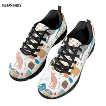 INSTANTARTS Cute Cartoon Veterinarian Print Sports Shoes Women Breath Light Female Athletic Running Shoes Outdoor Gym Sneakers 2024 - buy cheap
