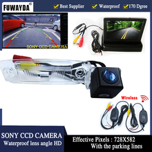 Автомобильная парковочная камера FUWAYDA SONY HD CCD с 4,3-дюймовым автомобильным зеркалом заднего вида для KIA Sportage R 2010-2014 2024 - купить недорого