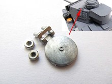 Mato 1/16 Henglong Panzer III RC Tank Turret Metal Singnal Port Hatch MT118 TH00809 2024 - buy cheap