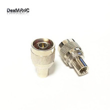 1pc  N  Male Plug  switch  FME  Male Plug  RF Coax Adapter convertor  Straight  Nickelplated  NEW wholesale 2024 - buy cheap