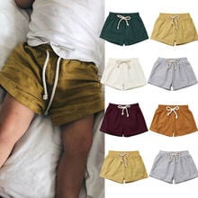 Citgeett Summer Baby Boy Girl Short Harem Pants Sweatpants Cotton Bottoms PP Shorts Leggings 2024 - buy cheap