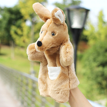 Large hand puppet toy  kangaroo doll  plush baby educational toys puppets 2024 - buy cheap