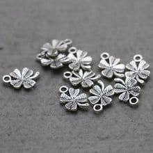 10PCS Hot Wholesale Fittings for Alloy Accessory Flowers separate Jewelry Making Design components Findings 10*15mm DIY beads 2024 - buy cheap