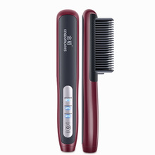 Escova de cabelo elétrica, aquecimento ptc, escova alisadora, ferro alisador, ferramenta modeladora 2024 - compre barato