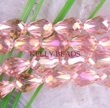 600pcs 8x11mm Vintage Rose AB Quartz Faceted Crystal Glass Teardrop Beads Crystal Jewelry Craft Bracelet DIY Beads free shipping 2023 - buy cheap