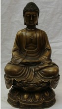 YM  318  13" China Chinese Buddhism Copper seat Shakyamuni Amitabha 2024 - buy cheap