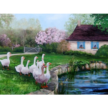 Diamond Embroidery Diy Diamond Painting Cross Stitch Kits Diamond Mosaic  Country farmhouse Full Square Diamond Embroider CS204 2024 - buy cheap