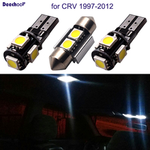 6x canbus LED lamp car bulbs interior dome light +license plate lights kit for Honda for honda cr-v CRV 1997-2012 2024 - buy cheap