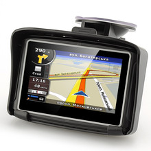 Navegador GPS con Bluetooth para coche y Moto, nueva versión de 4,3 pulgadas, 8GB de ROM, impermeable, mapas gratuitos 2024 - compra barato