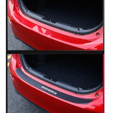 For Opel Insignia Car Styling PU leather Carbon fiber Bumper Guard Protector Door Edge Strip Trim Bumper 2024 - buy cheap