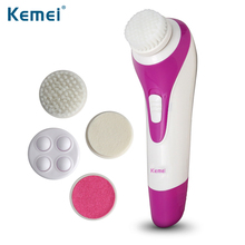 Kemei5507 Skin Beauty Brush Massager Electric Wash Face Feet Care Machine Facial Pore Cleaner Body Cleaning Waterproof IPX7 2024 - buy cheap