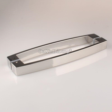 High Quality Stainless Steel Frameless Shower Glass Door Handles Push / Pull Door Handles Chrome Finished CC 300*300mm 2024 - buy cheap