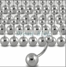 Free Shipping Navel piercing Belly ring 316L surgical steel fashion Body piercing Jewelry 100pcs/lot Promotional Gift 2024 - buy cheap