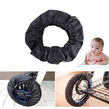 2Pcs Baby Carriage Stroller Wheels Covers Anti-dirty Pram Buggy Accessory Black 2024 - buy cheap