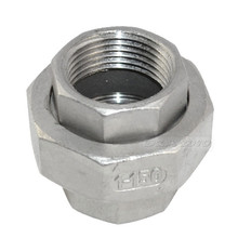 MEGAIRON BSPT 1" DN25 Thread Malleable Female Straight Union Coulping Pipe Fittings Stainless Steel SS304 2024 - buy cheap