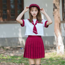 Japanese Uniforms Navy Sailor Suit For Women Kansai Students Short sleeve Costume School Uniform For Girls 2024 - buy cheap