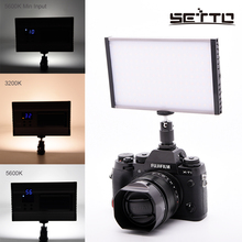 Conjunto de luz de vídeo bicolor led h15b, ajuste de temperatura, 3200k-5600k, para câmera canon, nikon, dslr 2024 - compre barato