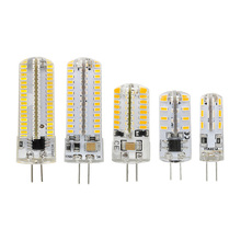 Светодиодсветодиодный лампа G4 SMD 3014 DC 12V AC 220V белый/теплый белый свет заменить 10W 20W 30W галогенная прожекторная люстра 2024 - купить недорого