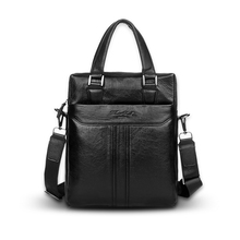 Genuine Leather Briefcase Handbag Men Office Laptop Bag Business Computer Messenger Bags For Male Vintage Large Shoulder Bags 2024 - buy cheap