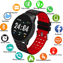 Смарт-браслет LIGE, спортивный водонепроницаемый фитнес-браслет с Bluetooth, Android ios, пульсометр, монитор кровяного давления, шагомер, часы 2024 - купить недорого