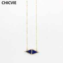 CHICVIE vintage White Beads Necklace Long Gold Necklaces & Pendants Ethnic Jewelry for Women SNE160137 2024 - buy cheap