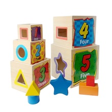 5 шт./компл. игрушка деревянные кубики деревянные цифры Раннее Обучение обучающий блок игра детская деревянная коробка игрушки для детей Семейные игры 2024 - купить недорого