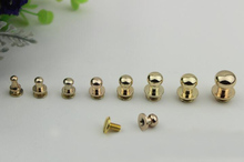 100pcs/ lot High quality Handbags hardware metal accessories thick flank The pacifier nail Luggage belt screw fittings nail 2024 - buy cheap