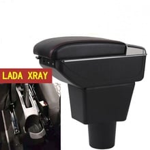 For LADA XRAY Armrest Box LADA XRAY Universal Car Central Armrest Storage Box cup holder ashtray modification accessories 2024 - buy cheap