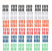 36set=144pcs Hubsan X4 H107C H107L H107D Blade Propellers Parts for RC Quadcopter Helicopter - 6 Colors 2024 - buy cheap