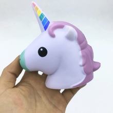 New Squishy Toy Simulation Moon Unicorn Shape Slow Rebound PU Decompression Toy Squishy Slow Rising Anti Stress Reliever Toy 2024 - buy cheap